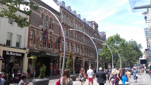 Even the lamposts bent