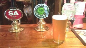 A pint in the City Arms