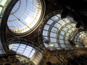 Leeds arcade roof detail