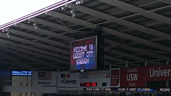 Home of generosity... half-time score 0-3