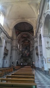 Church interior on Via Maqueda