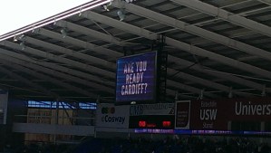 Are you readu Cardiff?