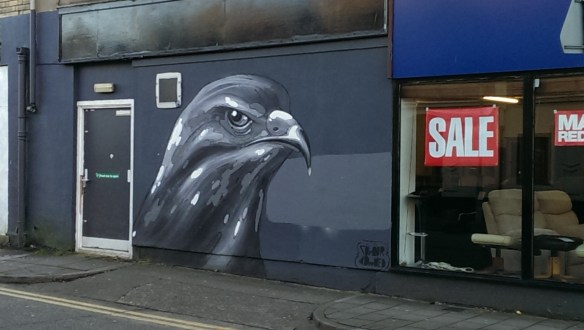 City Road bird mural