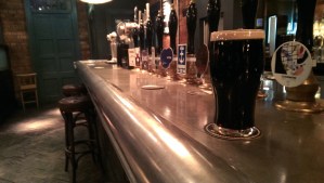 A pint in Bridge Tavern