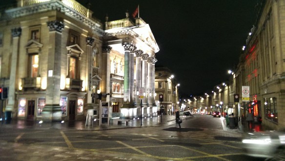 Theatre Royal at night