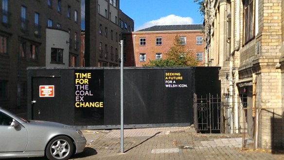 Coal Exchange board sign