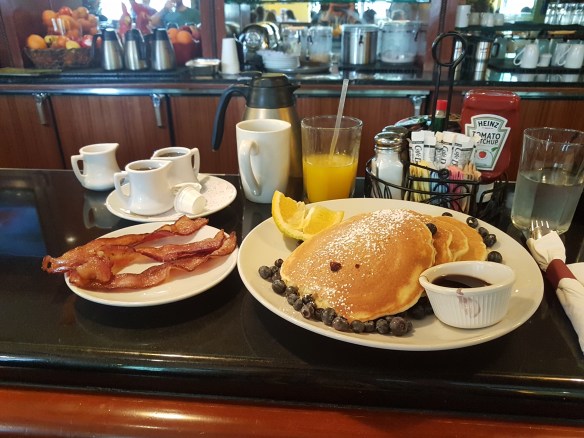 Eggsperience blueberry pancakes