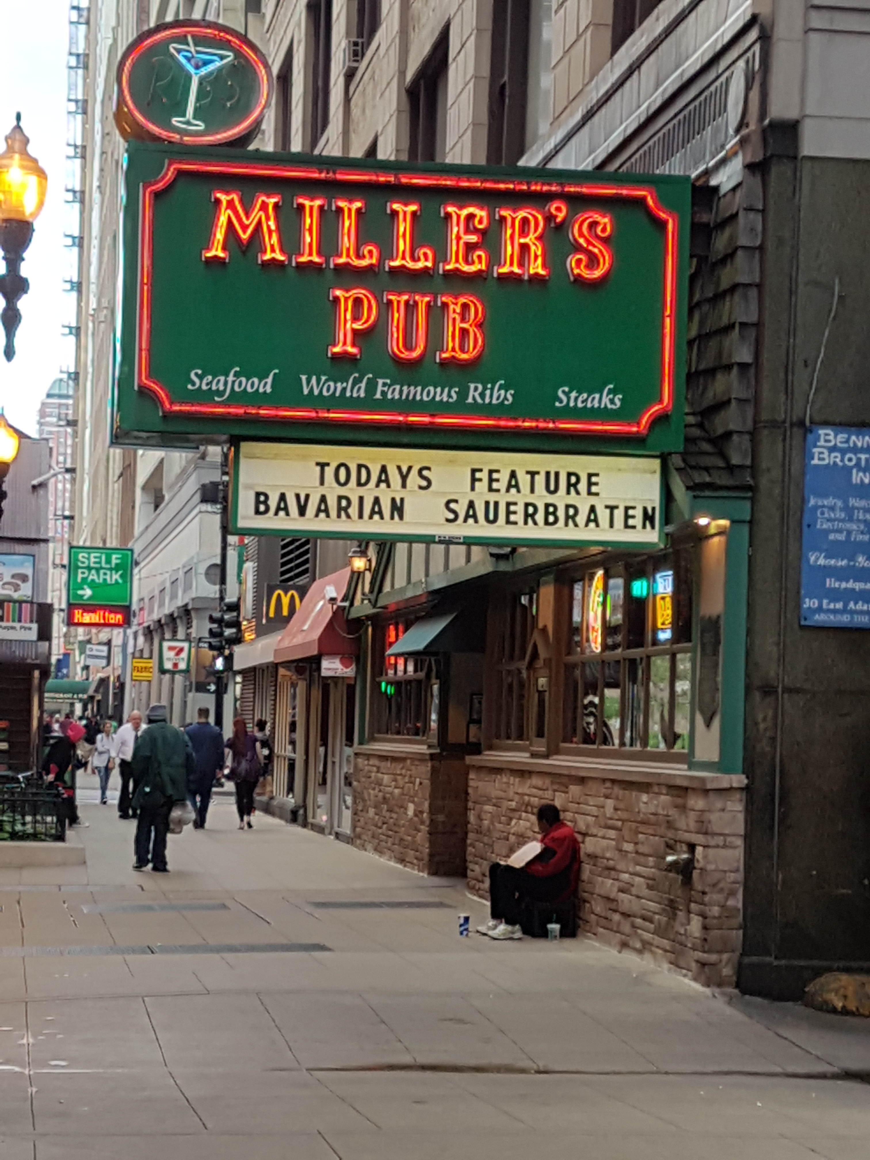 Millers Pub sign