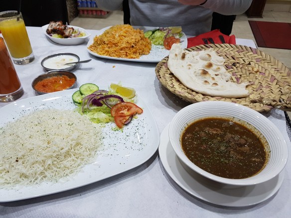 Lamb Qalia and Chicken Biryani