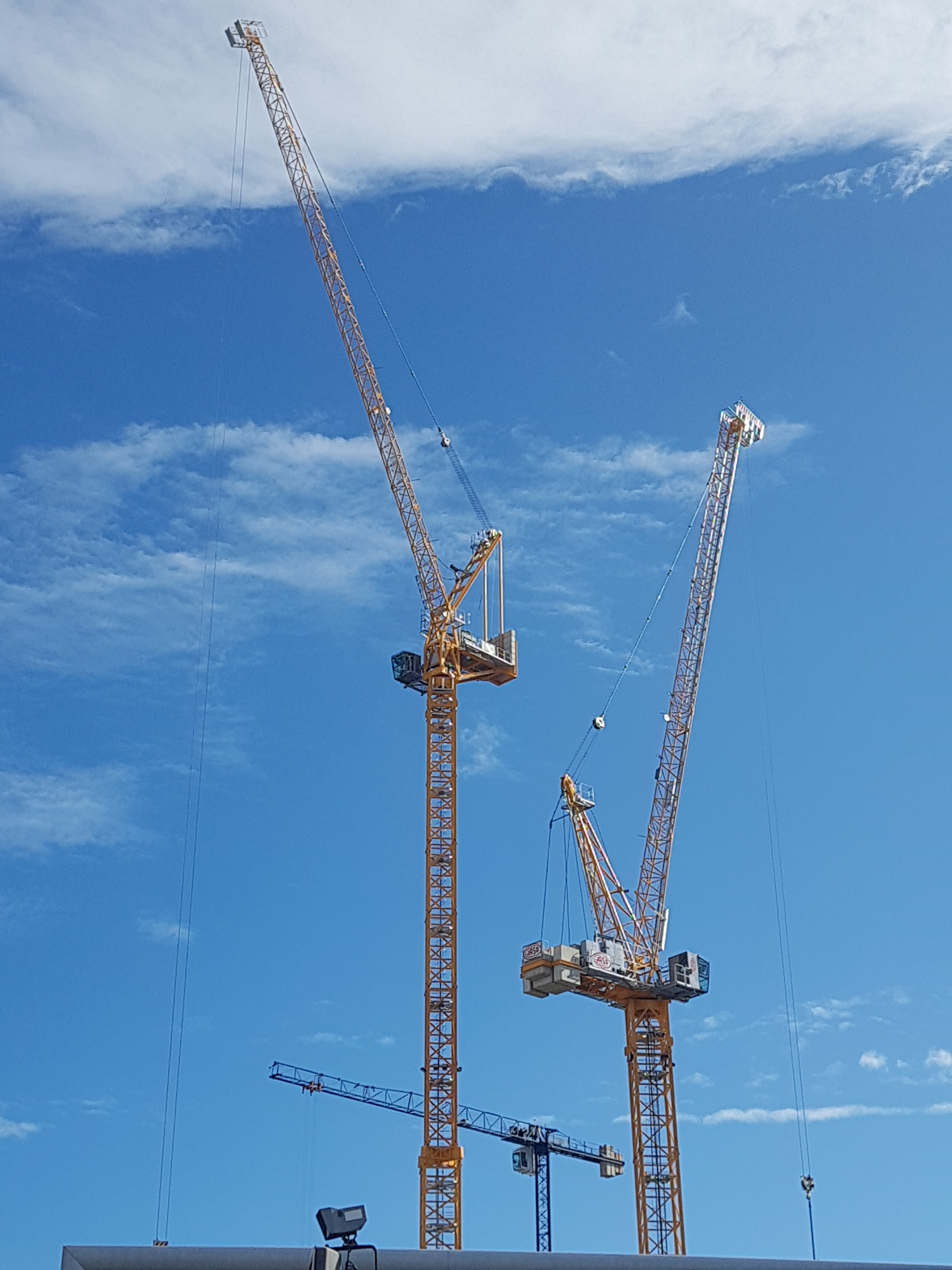 Cranes over Tindall Street [2]