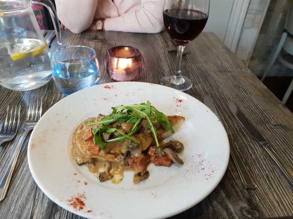 Mushrooms Chorizo and Stilton