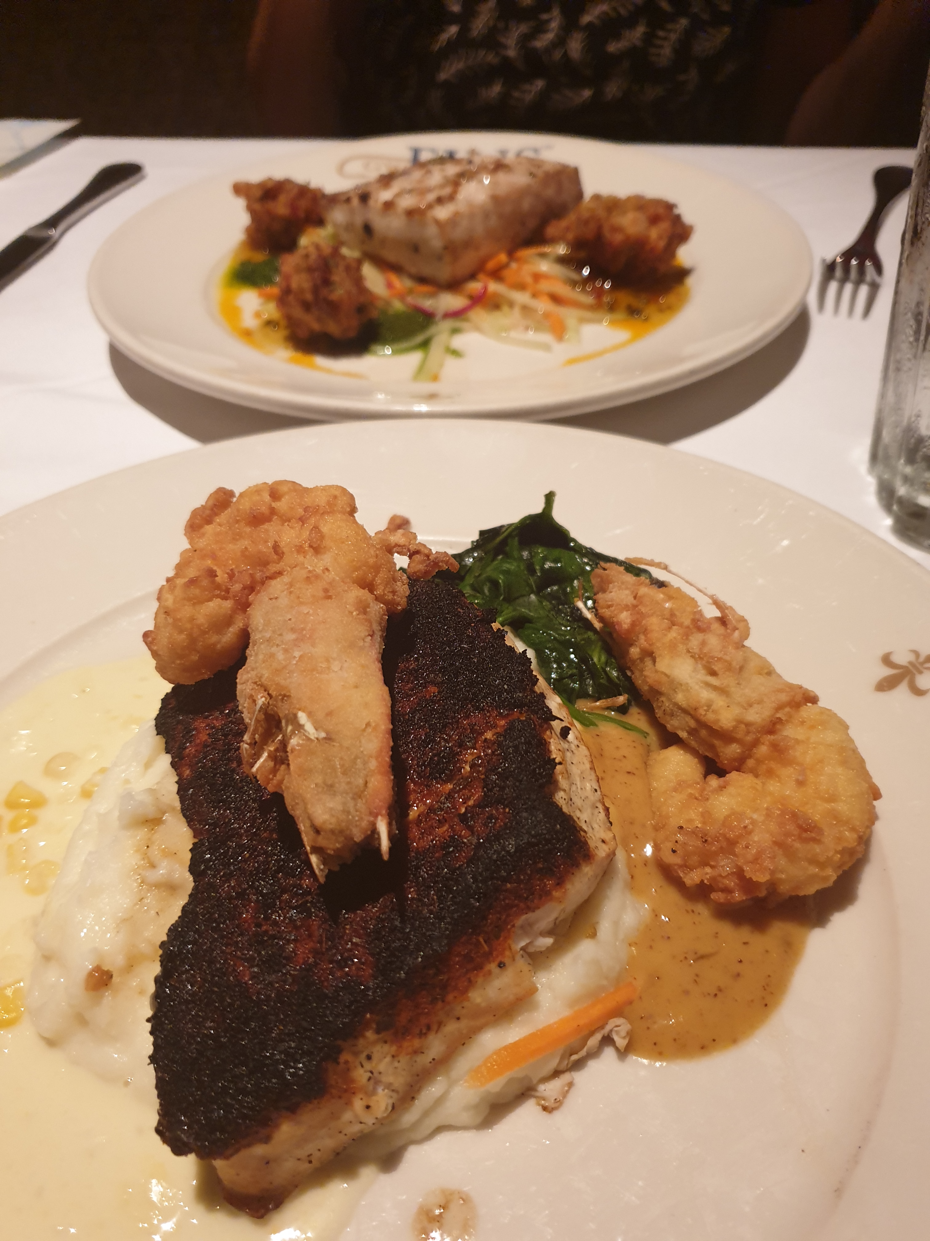 Spearfished Cobia and Swordfish dishes