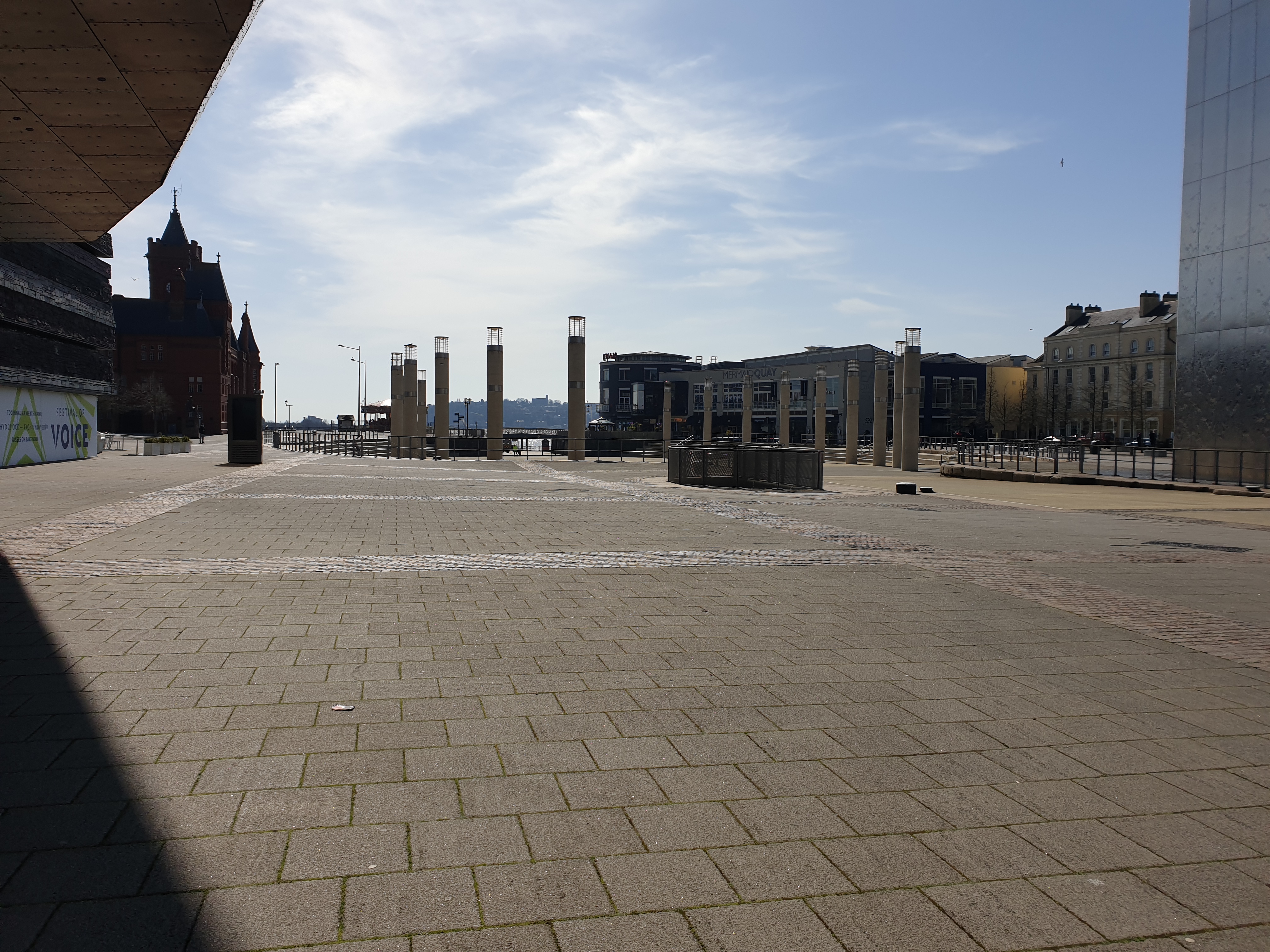 Bay empty on Monday 23-3-20